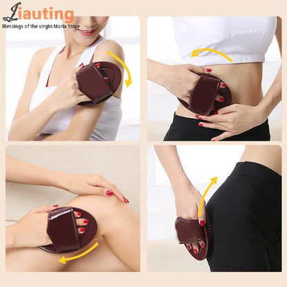 Soft Cellulite Body Massager Brush Gua Sha Scraping Board Massage Brush Scraper Anti Cellulite Slimming Relaxing Scrub Massager