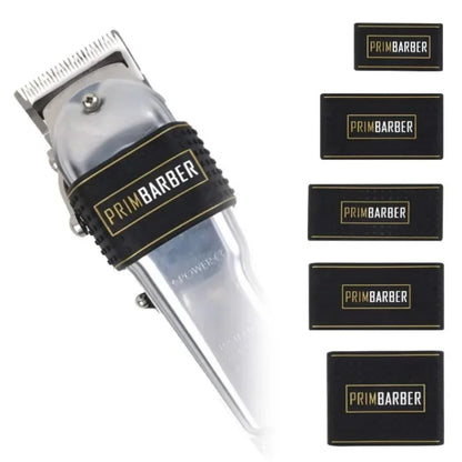 5Pcs/Set Professional Trimmer Grip Barber Hair Clipper Rubber Anti Slide Heat Resistance Sleeve Barber Hair Clipper Holder Tool