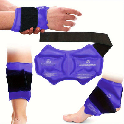 Ankle Ice Pack Wrap Ice Pack Reusable Cold Pack Wrap Hot Cold Compress  360° Wrap Design Physical Cooling Foot Care Tools