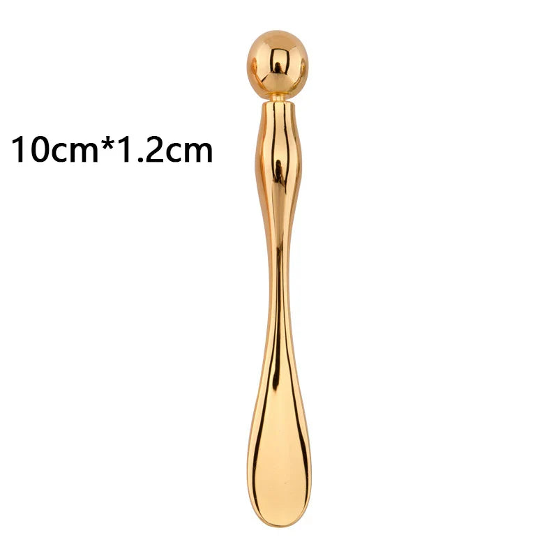 Metal Face Massage Stick Anti Wrinkle Eye Cream Applicator Mask Mixing Spatulas Scoop Eyes Massage Beauty Stick for Facial Care