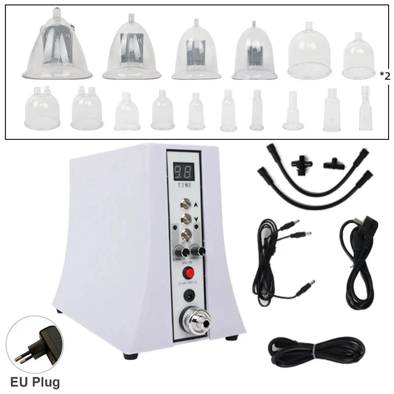 Electric Vacuum Therapy Machine Butt Lifting Buttocks And Breast Enlargement Pumps Therapy Cupping Massager Salon Machine
