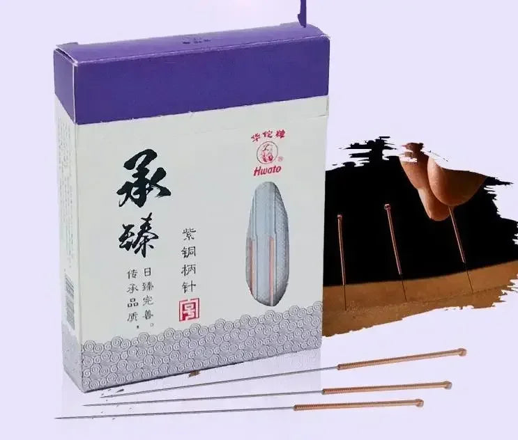 Quality Acupuncture Needle 100pcs Hwato Copper Handle Sterile Beauty Health Massage gua sha 0.18/0.25/0.30/0.35mm