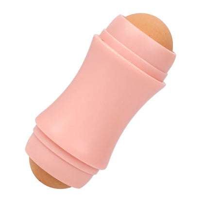 Face Oil Absorbing Roller 2 Balls Skin Care Tool Volcanic Stone Oil Absorber Washable Facial Oil Removing Care Skin Makeup Tool