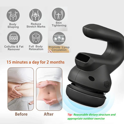Fascia Gun Muscle Vibration Massage Fitness Fat Burner Massager Physiotherapy Anti-Cellulite Body Slimming vibrating Penetration
