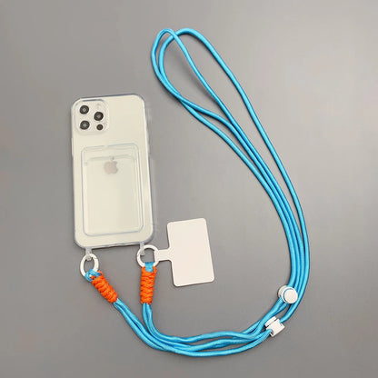 Crossbody Necklace Cord Lanyard Transparent Case For iPhone 11 12 13 14 15 Pro Max 6 7 8 Plus X XR XS Max Strap Hang Rope Cover