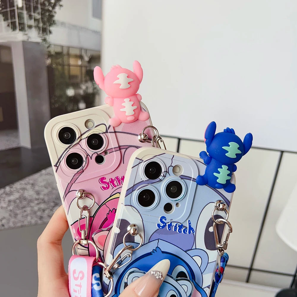 For iPhone 17 16 15 14 13 12 11 XR Xs 8 7 6 Pro Max mini Plus e Pacifier Case With Holder Rope