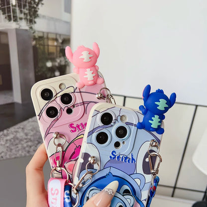 For iPhone 17 16 15 14 13 12 11 XR Xs 8 7 6 Pro Max mini Plus e Pacifier Case With Holder Rope