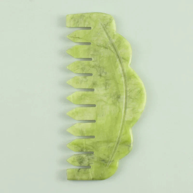 100% Natural Jade Stone Gua Sha Skin Massager For Face Comb Body Acupuncture Stick Beauty Health SPA Anti Aging Wrinkle Tighten