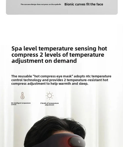 Original Xiaomi Mijia Massage Eye Mask for Eye Fatigue Relief, Heat Compress and Relaxation - A Thoughtful Gift