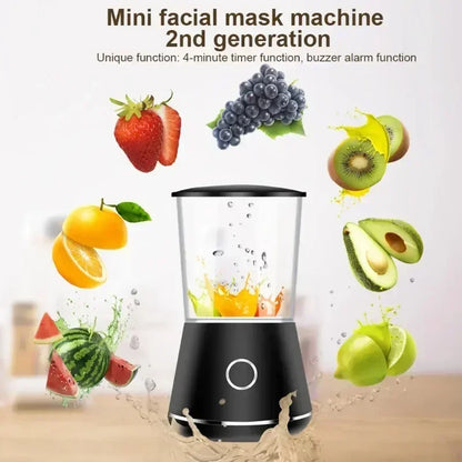 Face Mask Maker Machine Electric Facial Device DIY Fruit Natural Vegetable Collagen Self-made Mask Rejuvenation Care Reusable