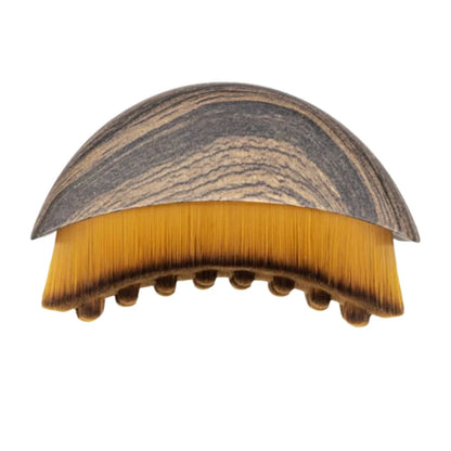 Dry Brushing Face Brush Ergonomic Facial Lymphatic Massage Brush Soft Bristles Contoured Face Sculpting Tool for Home & Spa Use