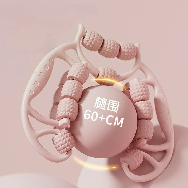 Newest 28 Wheel Annular Leg Clamp Massager Relax  Massager Anti-cellulite Massager Body Slimming Roller Massage for Body