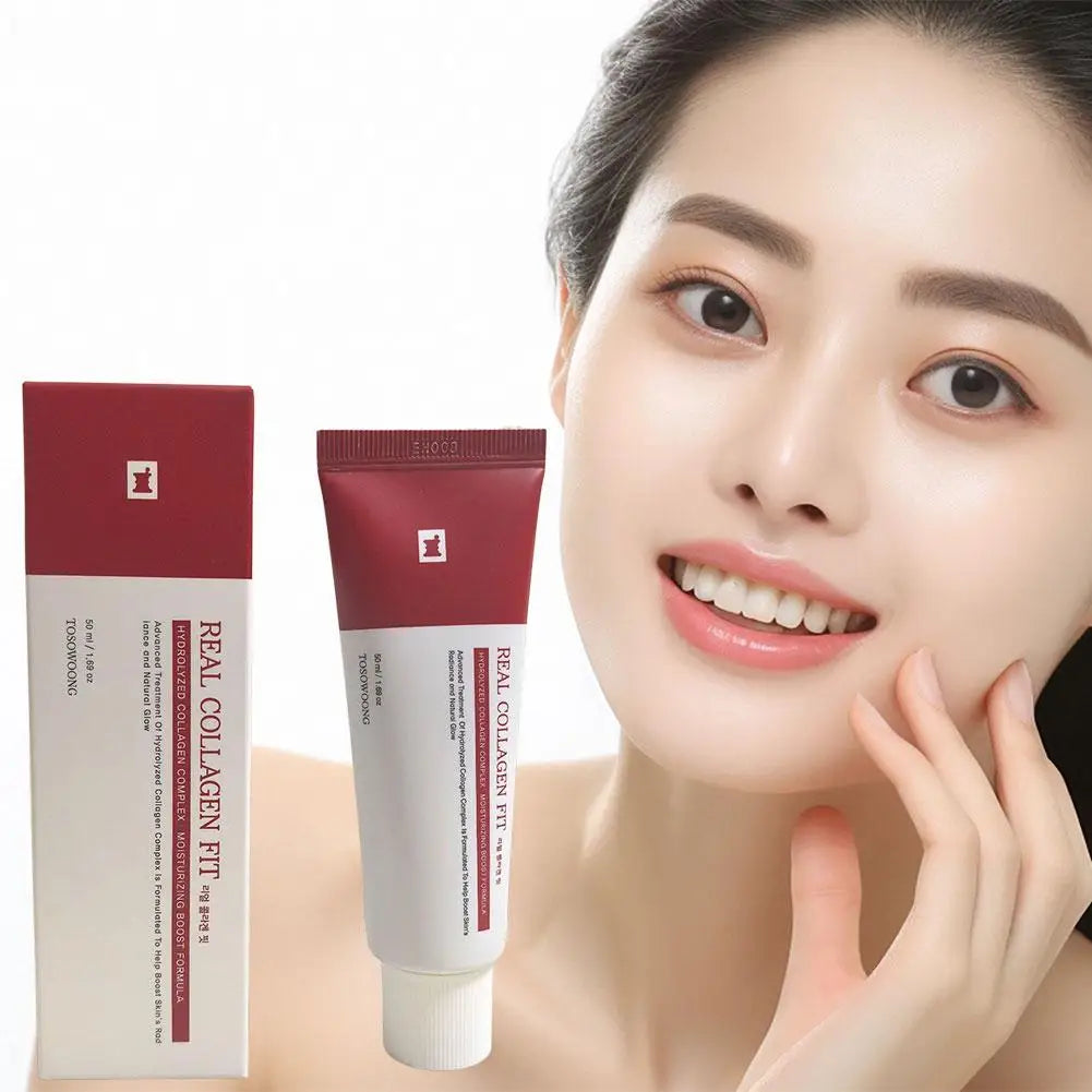 Tosowoong Hydration Collagen Wrapping Mask, Elasticity Hydrating Glow Glass Skin Collagen Peel Off Facial Mask Korean Skin Care