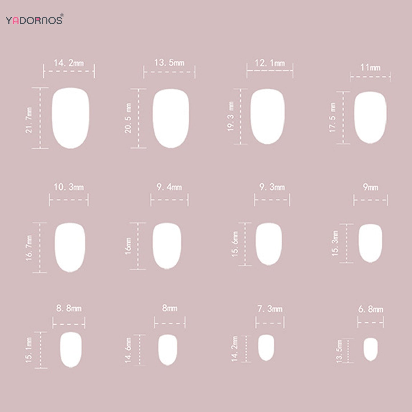 24pcs Short Almond Pink French False Nails Star Design Press on Nails Fake Nails DIY Manicure Detachable Stick-on Nail Tips