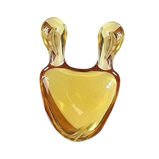 Crystal Snail Facial Massage Tool Eye Roller Gua Sha Stick for Face Contouring and Relaxation Skin Care Beauty Therapy