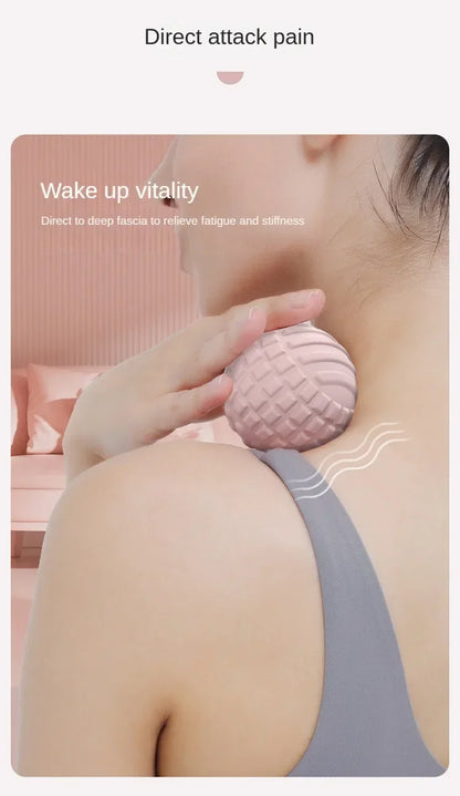 TPR Floating Point Massage Ball for Foot Neck Shoulder Pain Relief Deep Tissue Muscle Relaxation Yoga Fitness Reusable Washable