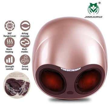 Masajeador eléctrico de pies Jinkairui con amasado térmico, punto de acupuntura Shiatsu, compresa de aire, relajación, regalo para el cuidado de la salud.