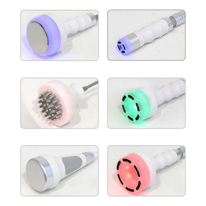 120K Ultrasonic Cavitation Machine Vacuum Slimming Body Massage Anti-cellulite Skin Tightening Lifting Beauty Device 6 in 1
