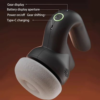 Fascia Gun Muscle Vibration Massage Fitness Fat Burner Massager Physiotherapy Anti-Cellulite Body Slimming vibrating Penetration