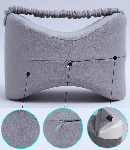 Half Moon Bolster Semi-Roll Pillow Ankle Knee Support Leg Elevation Back Lumbar Neck Pain Relief Density Foam Massage Bed Table