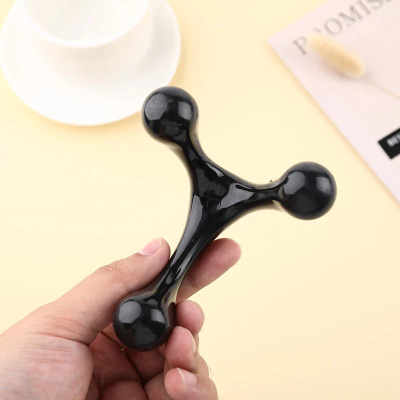 Mini Handheld Manual Massager Full Body Massage Tool For Waist Neck Foot Leg Head Waist Back Massage Tool Pain Relief Relaxation