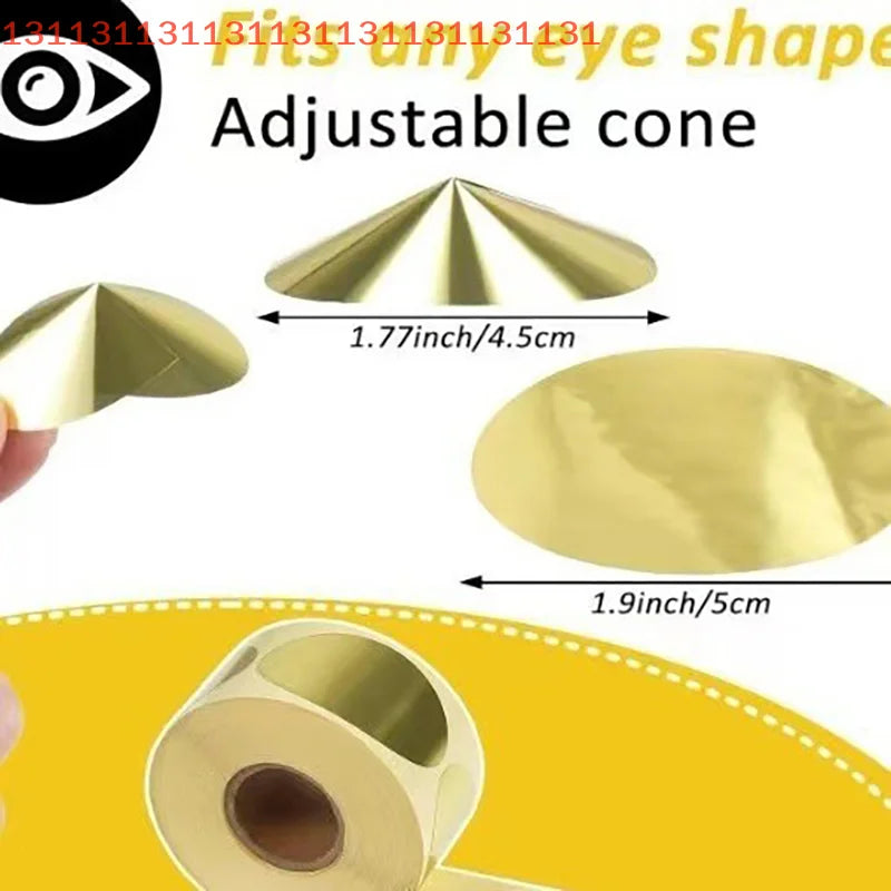 200Pcs Disposable Eye Protection Cones for Sun Tanning Bed UV Protection Personal Hygiene Beauty Salon Supplies