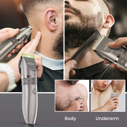 SEJOY Electric Hair Trimmer for Men Hair Clippers for Barbers Rechargeable Cordless Shaver (OiI Not Included)）