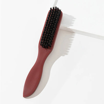 Boar Bristle Hair Brush (Unisex) - Fragrance-Free Professional Barber Styling Bristle Brush, Suitable for Thick/Fine Hair