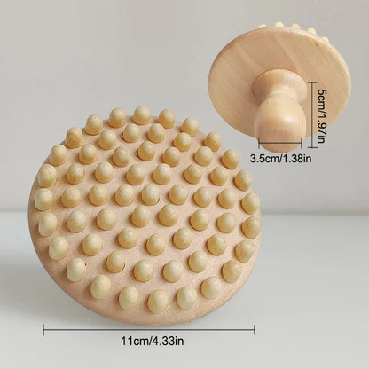 Massage Manual Wood Therapy Massage Tool Wooden Mushroom Shape Anti Cellulite Maderoterapia Lymphatic Drainage For Full Body Use