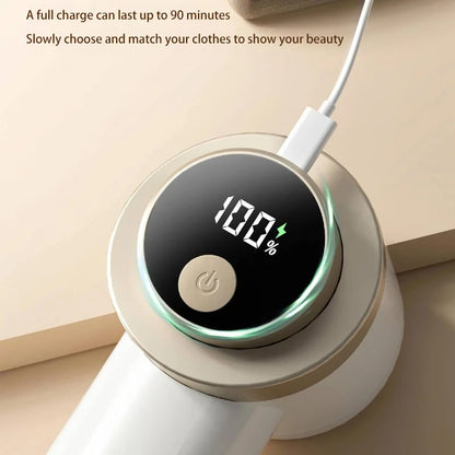 Fully Automatic Hair Ball Trimmer Household Clothing Shaver Digital Display Shaving Machine Clothes Ball Remover Hair Remover