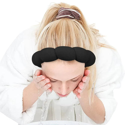 Makeup Headband Set Face Washing Headbands Wristband Tools 3pcs For Women Spa Washing Face Skin Care Hair Bands Tool Accessories