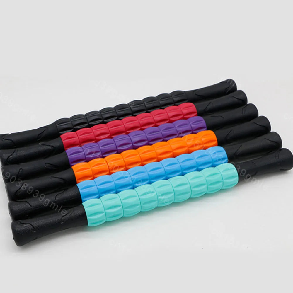 1Pc Gear Yoga Massage Stick Fitness Roller Deep Muscle Relaxation Fascia Release Lymphatic Relief Training Massage Roller Stick
