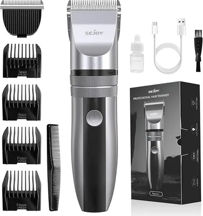 SEJOY Electric Hair Trimmer for Men Hair Clippers for Barbers Rechargeable Cordless Shaver (OiI Not Included)）