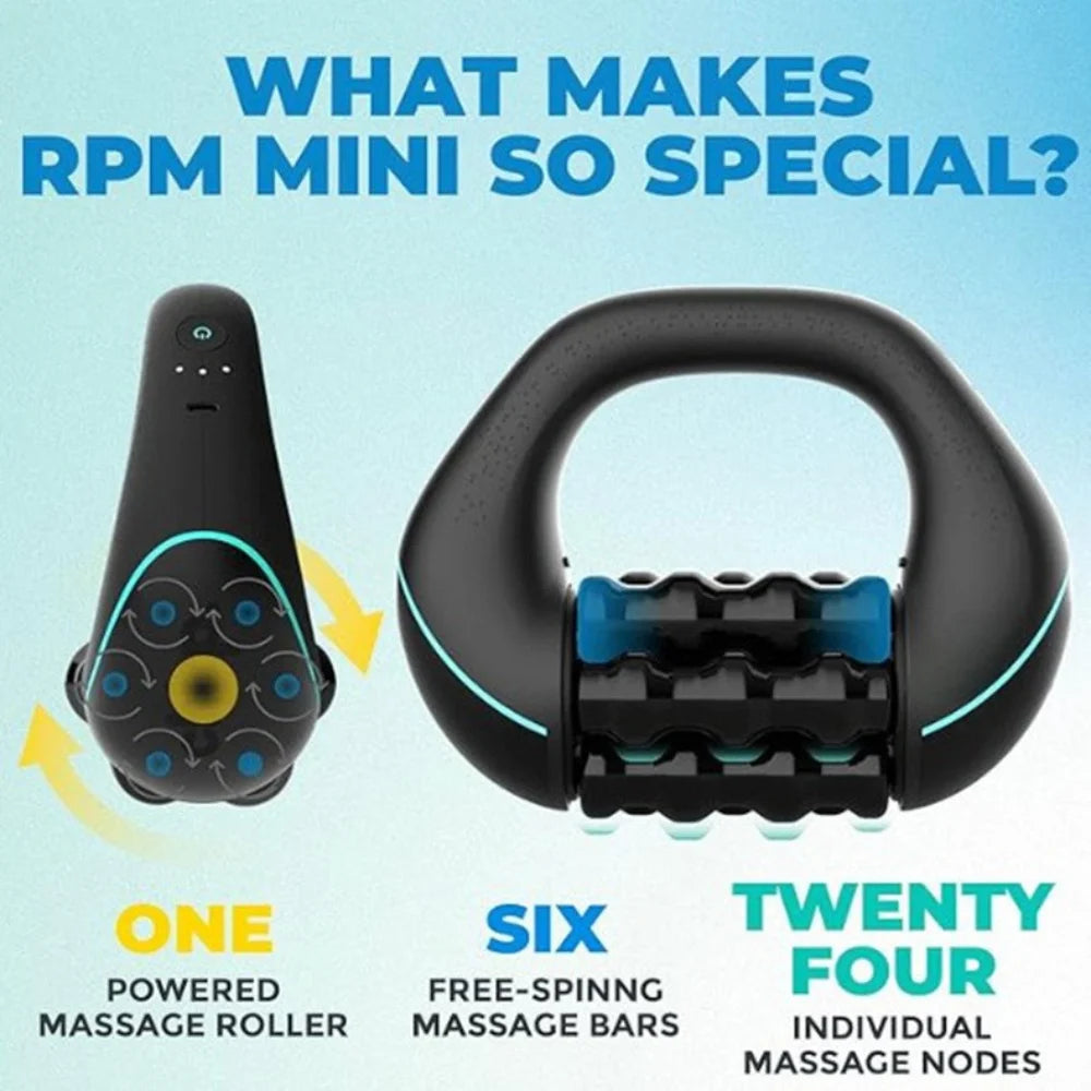 Electric Massage Roller Vibration Massage 3-Speed Rolling Deep Tissue Muscle Restoration Body Relief  Percussion Massager
