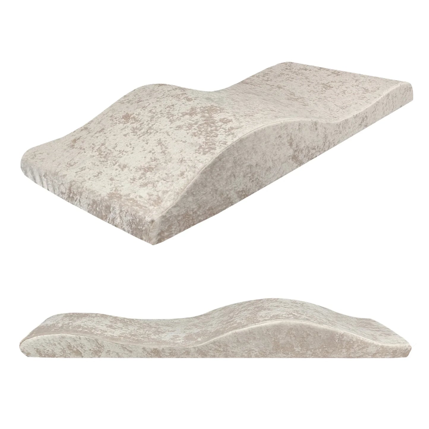 Lash Bed Topper and Bed Cover, Ergonomic Curvy Massage Table Cushion, Eyelash Mattress Bed for Beauty Salon Customized