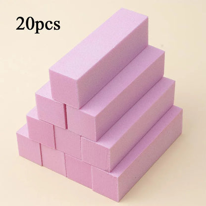 New 20pcs Nail Buffer Block File Nails Professional Nail File Buffer for Nail Buffer Block for Nails Pk01