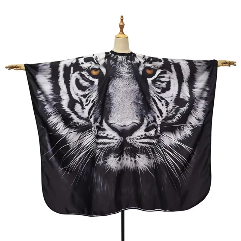 Barber Black Haircut Cloth Hairdresser Apron Hair Cut Cape Hairdress Gown Hairdressing Coat Barbershop Salon Accessory