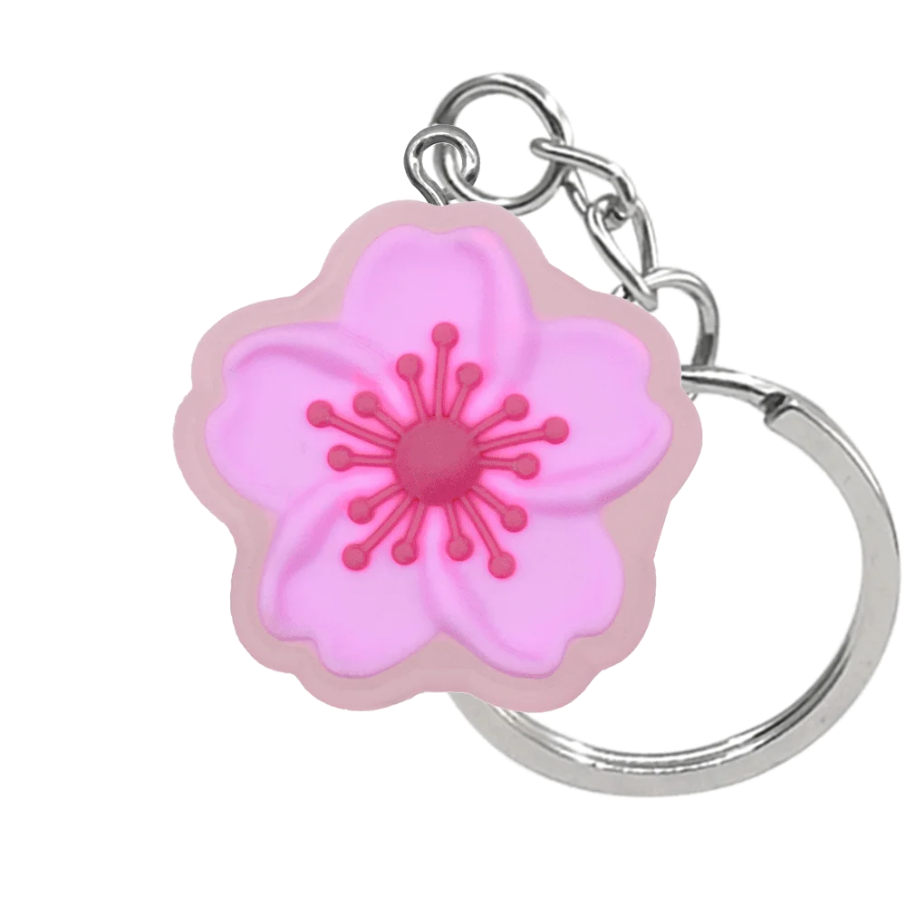 1PCS LED Keychains New Arrival Cute Unicorn Joystick Pig Flower Cat Cow Luminous Keyring Accessories for Car Women Men Key Gifts