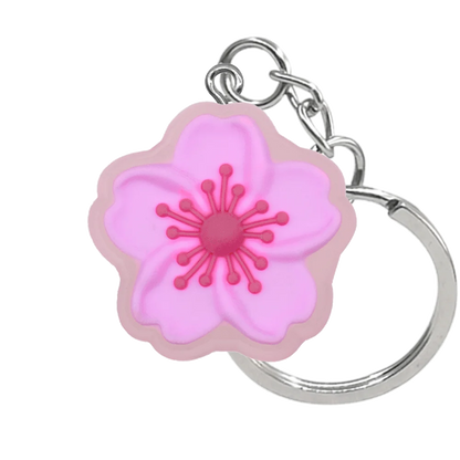 1PCS LED Keychains New Arrival Cute Unicorn Joystick Pig Flower Cat Cow Luminous Keyring Accessories for Car Women Men Key Gifts