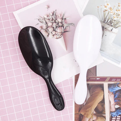 1PC Oval Boar Bristle & Nylon Hair Comb Mini Anti-static Hair Scalp Massage Comb Hairbrush Salon Hair Brush Styling Tools