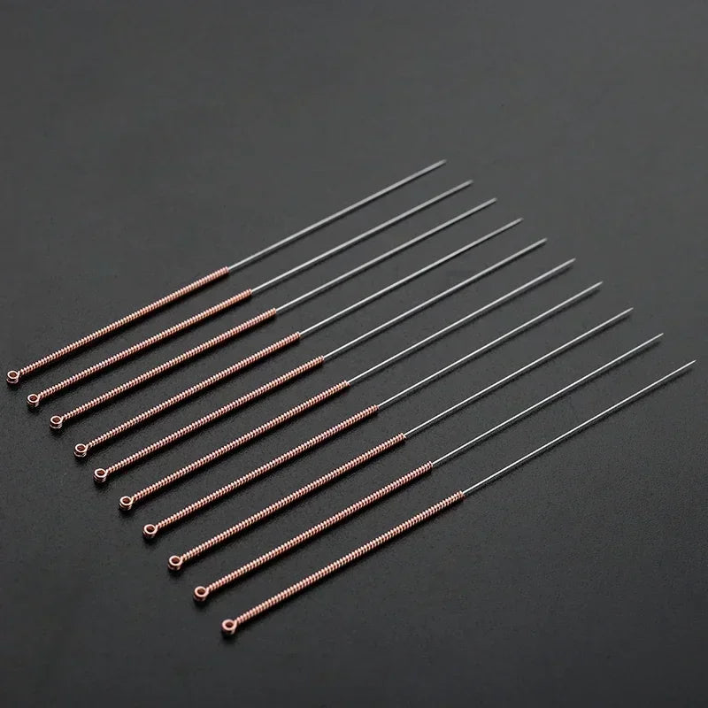 Quality Acupuncture Needle 100pcs Hwato Copper Handle Sterile Beauty Health Massage gua sha 0.18/0.25/0.30/0.35mm