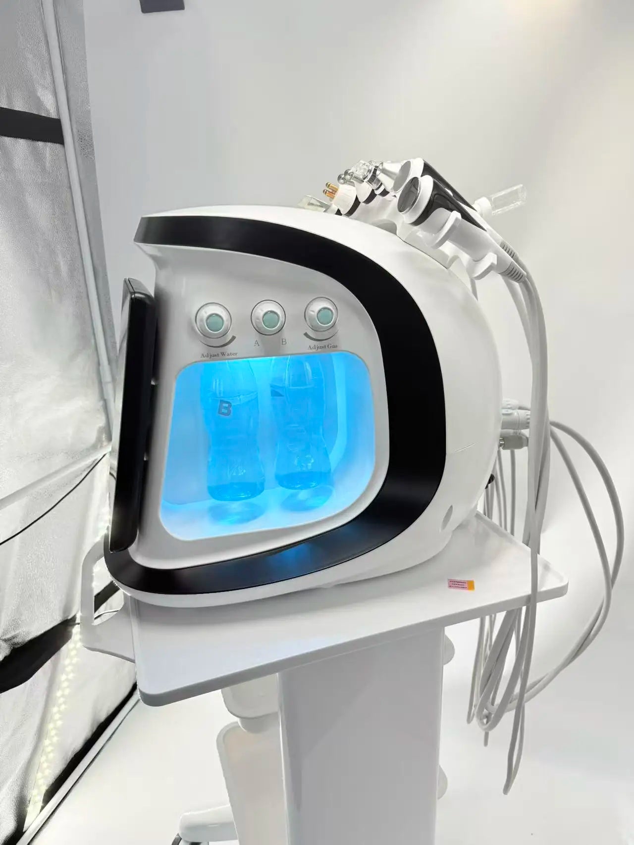 Intelligent Ice Blue Skin Management System – Hydro Facial Device For Wrinkle Reduction And Skin Care