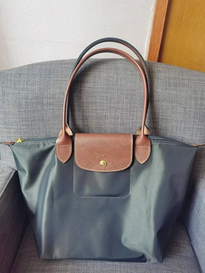 Fashion Long Handled Large Tote Bag Waterproof Women Bags Underarm Dumpling Bag Single Shoulder LONGCHAMP Crossbody Bags