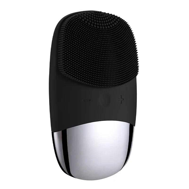 Electric Facial Cleansing Brush silicone IPX7 face massager facial cleanser sonic vibration cleaner deep hole face brush machine