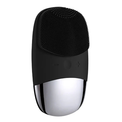 Electric Facial Cleansing Brush silicone IPX7 face massager facial cleanser sonic vibration cleaner deep hole face brush machine