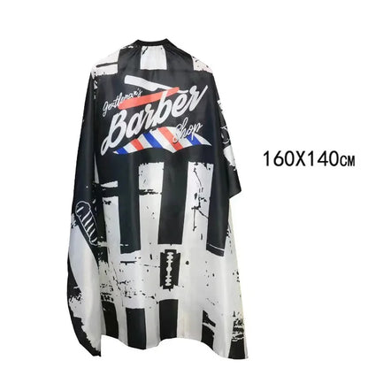 Hairdressing Coth Pattern Cutting Hair Waterproof Cloth Salon Barber Cape Professional Hair Stylist Retro Aprons Haircut Cape