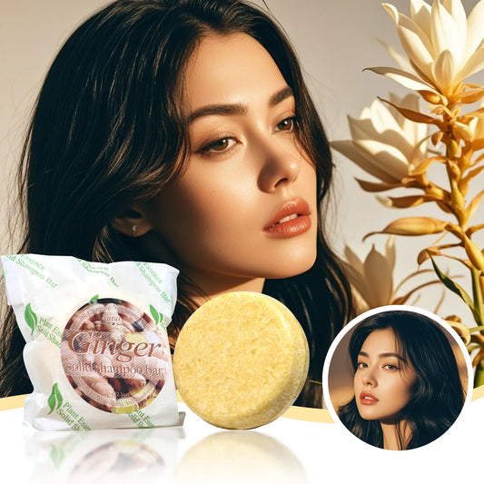 Ginger vitamin C essence shampoo vegetable essential oil soap turmeric powder fluffy and nourishing deep cleaning soap