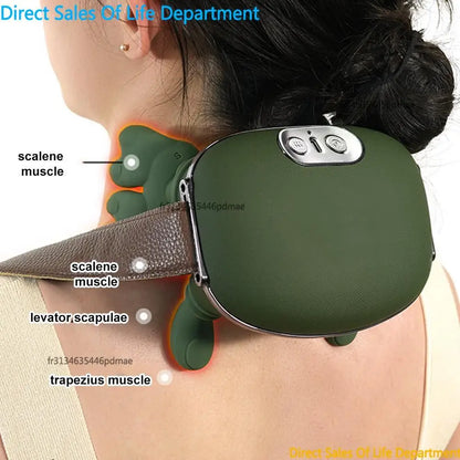 Simulated neck massager finger pressure neck back and shoulder massager electric neck deep massage muscle relaxation