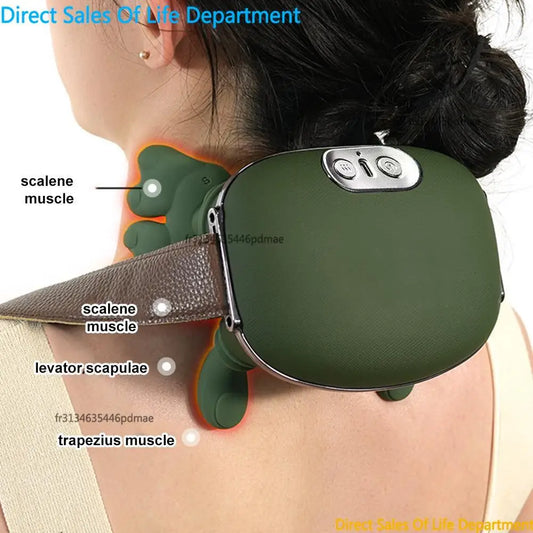 Simulated neck massager finger pressure neck back and shoulder massager electric neck deep massage muscle relaxation