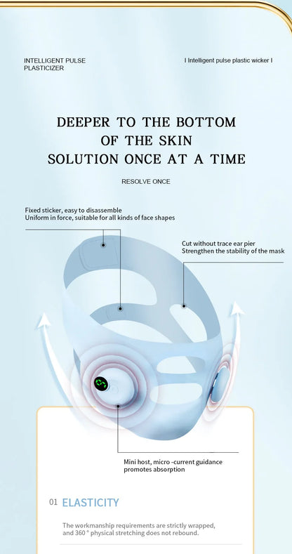 Intelligent Electric Double Chin V-Shaped Face Machine Anti-Wrinkle Facial Massage Adjustable Intensities  Women's V-Face Device